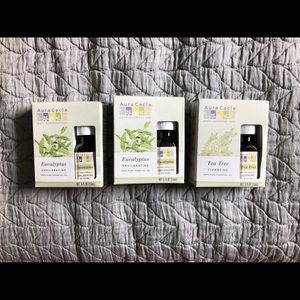 Aura Cacia Eucalyptus and Tea Tree Essential Oils
